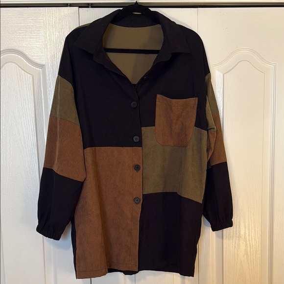 Corduroy Button Up Jacket - Picture 2 of 6